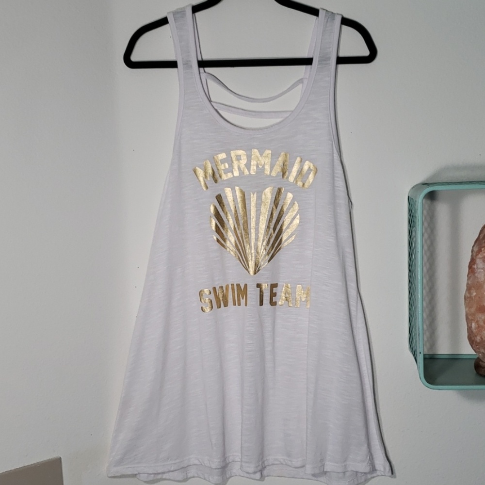 4/$25🌻 Mermaid bathing suit cover up. Large